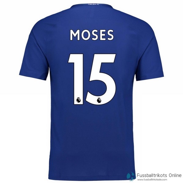 Chelsea Trikot Heim Moses 2017-18 Fussballtrikots Günstig